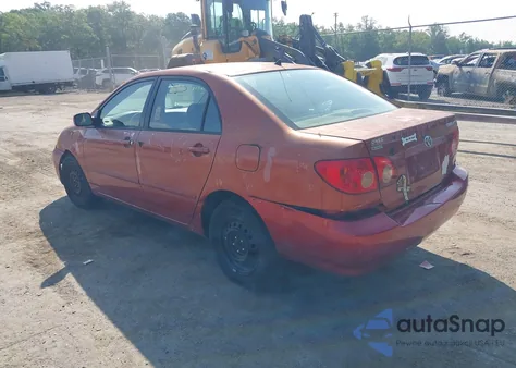 2005 Toyota Corolla Le z USA, uszkodzony, nr VIN JTDBR32E252066098